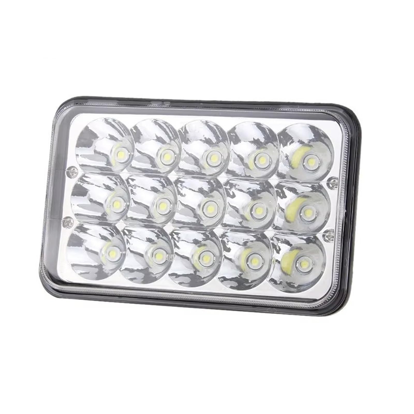 Phare Avant Moto Phare LED Carré 4x6 Pouces Feux Route Croisement pour Motos XR250 XR400 XR650 pour Suzuki pour DRZ LED Phares Avant
