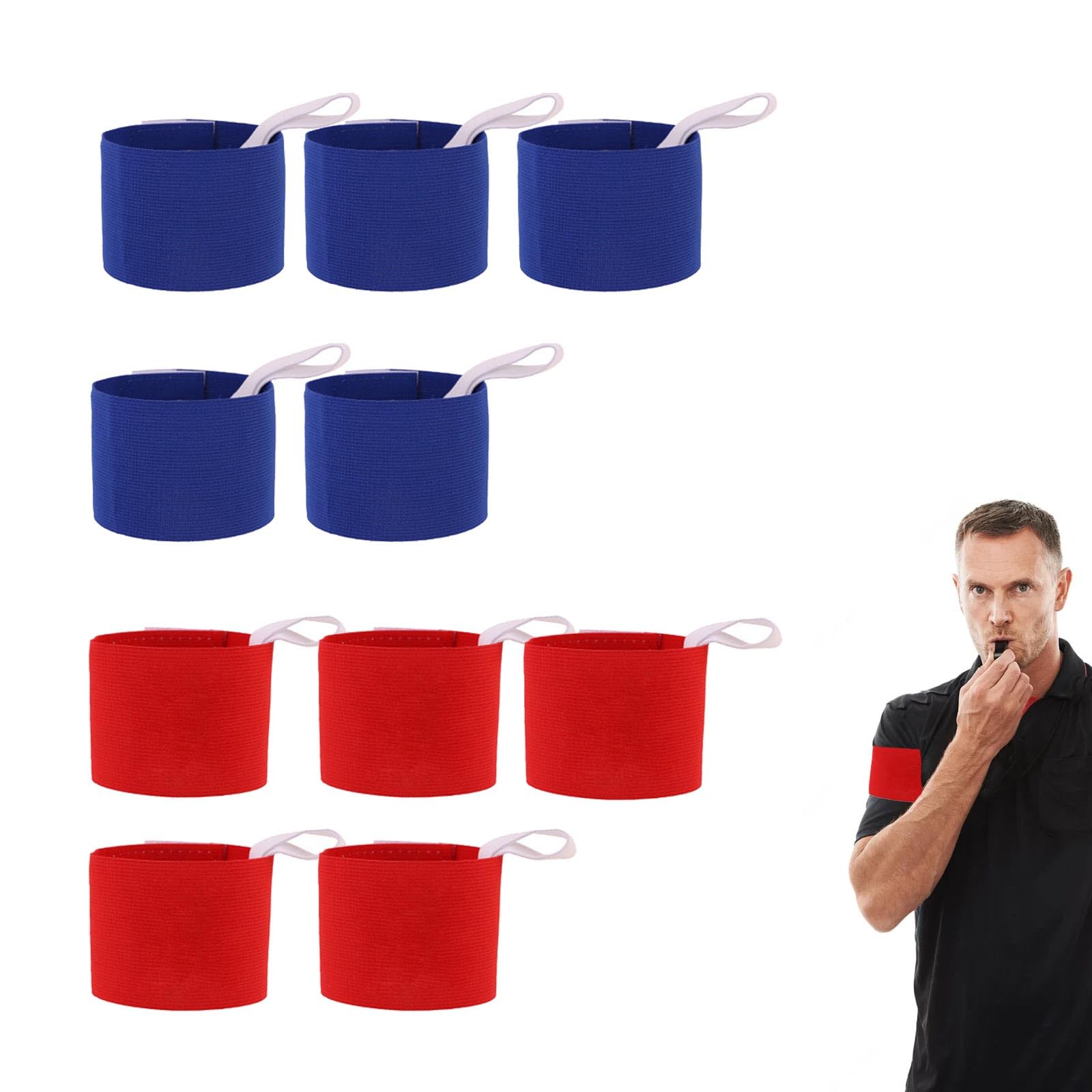 YFaith 10 Pieces Captain Armband Football Football Captain's Armbands Adult