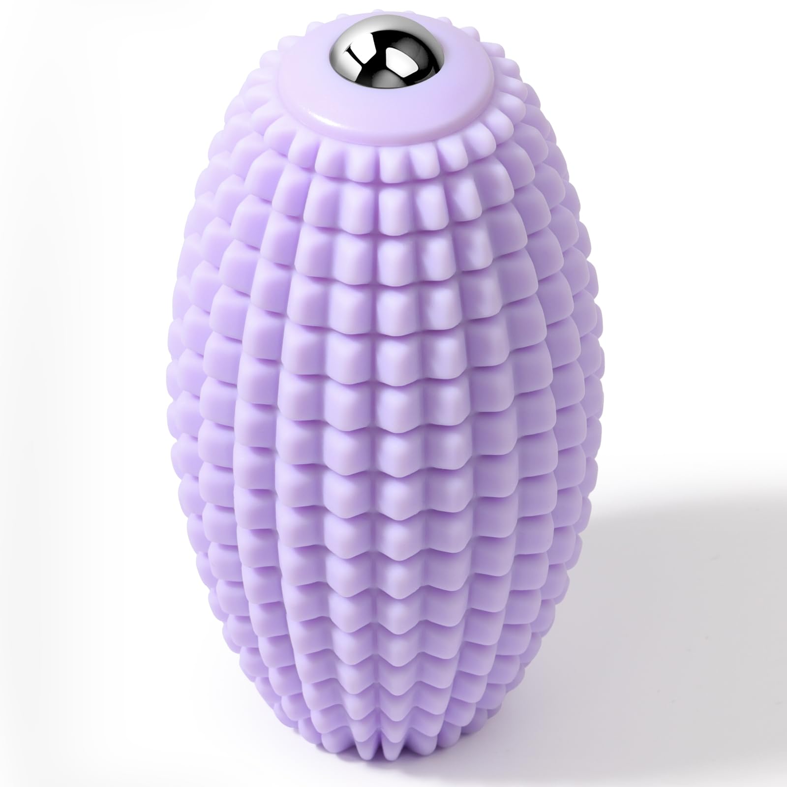 Balle de massage vibrante pour récupération musculaire, balle de massage myofasciale en silicone, soulagement de la fasciite plantaire, libération des hanches et du psoas, rouleau de tissus