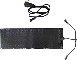 Snow Melting Mat,Heated Outdoor Doormat for Winter Entrances,Outdoor Mat, Prevents Ice Formation for Decks and Sidewalks (Color : Black, Size : 10 in*30 in)