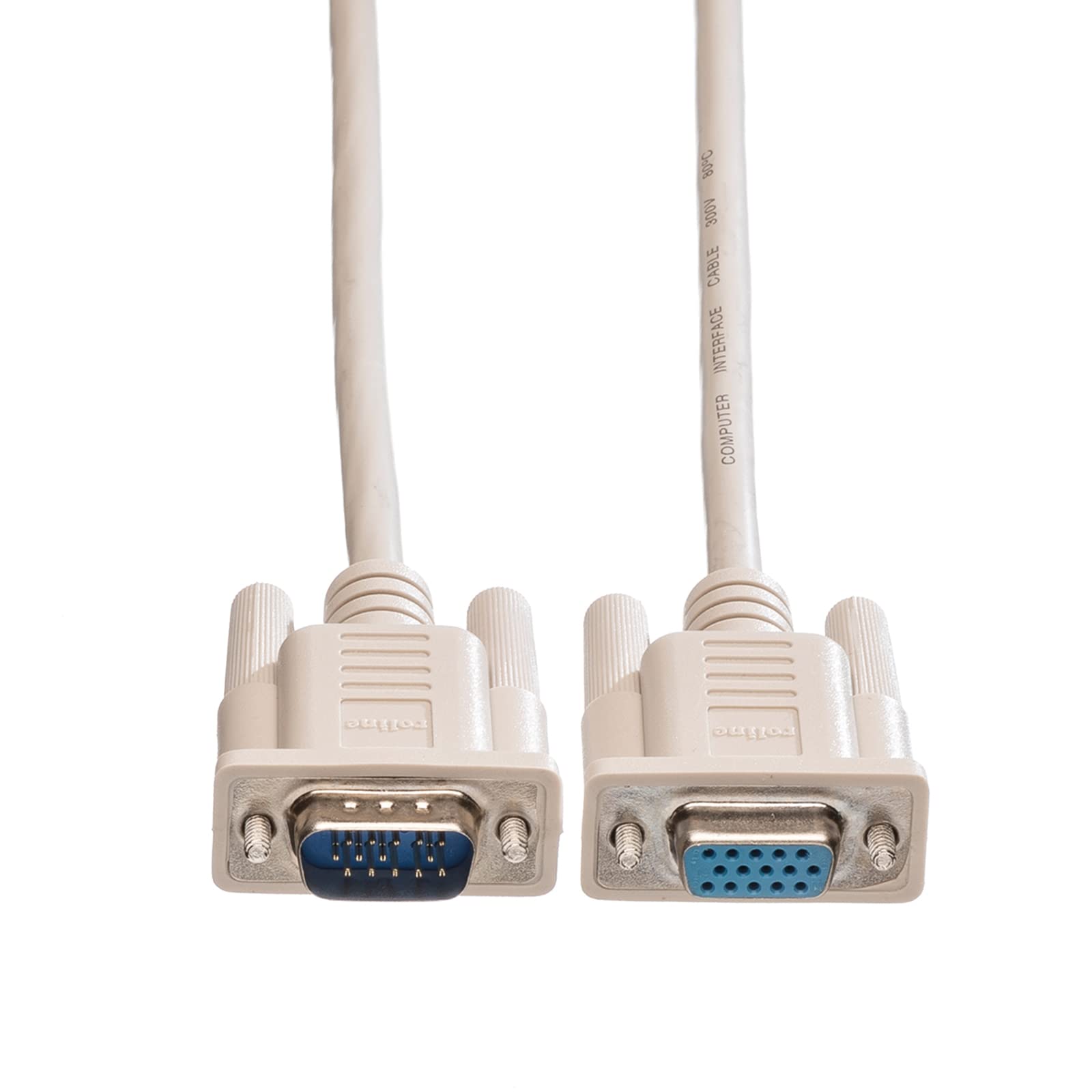 Roline 6m HD15 F-HD15 M VGA Cable