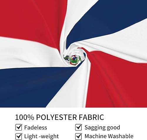 Miniatura 8 de LIFANGMI Tapiz de la bandera de la República Dominicana de 60 x 40 pulgadas, tapiz decorativo para dormitorio, sala de estar, dormitorio