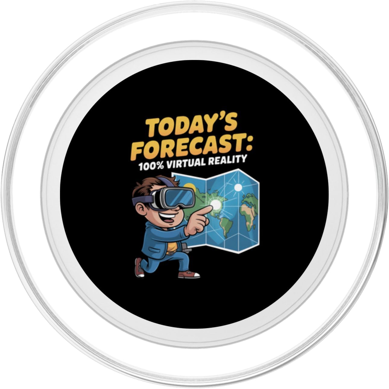 Virtual Reality Glasses for Every Gaming Forecast PopSockets PopGrip for MagSafe