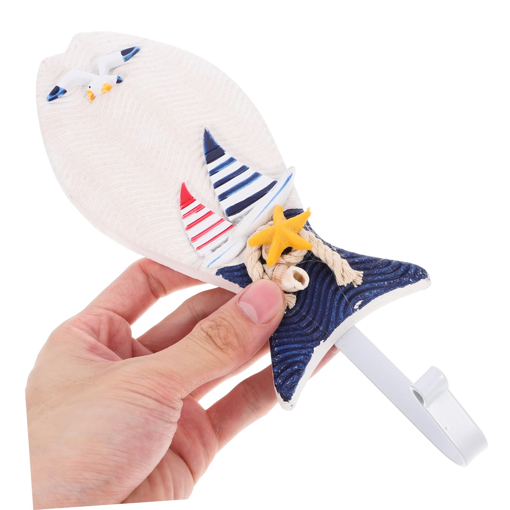 Mipcase 4 Ensembles Crochets Décoratifs Méditerranéens Lot Pour Tapisserie Vêtements Accessoires Faciles À Installer 3 Pièces * 4