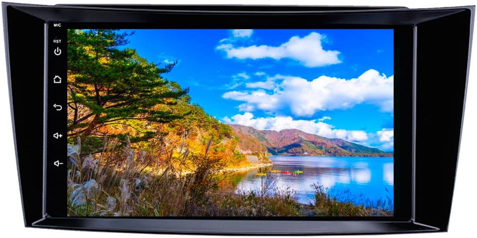 8 Inch Android 9.0 Car Stereo Octa-Core RAM 4G ROM 32G in Dash Car Radio Head Unit GPS Navigation for Mercedes-Benz E-W211/E200/E220/E240/E270/E280 (with DVR and Rear-View Camera)