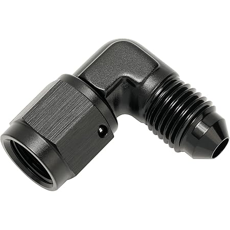 AN Reducer Fitting 4AN To 3 - Female Swivel To Male Flare Adapter In Black Anodized Aluminum Aluminum Fuel Line Adapter - Foto 5