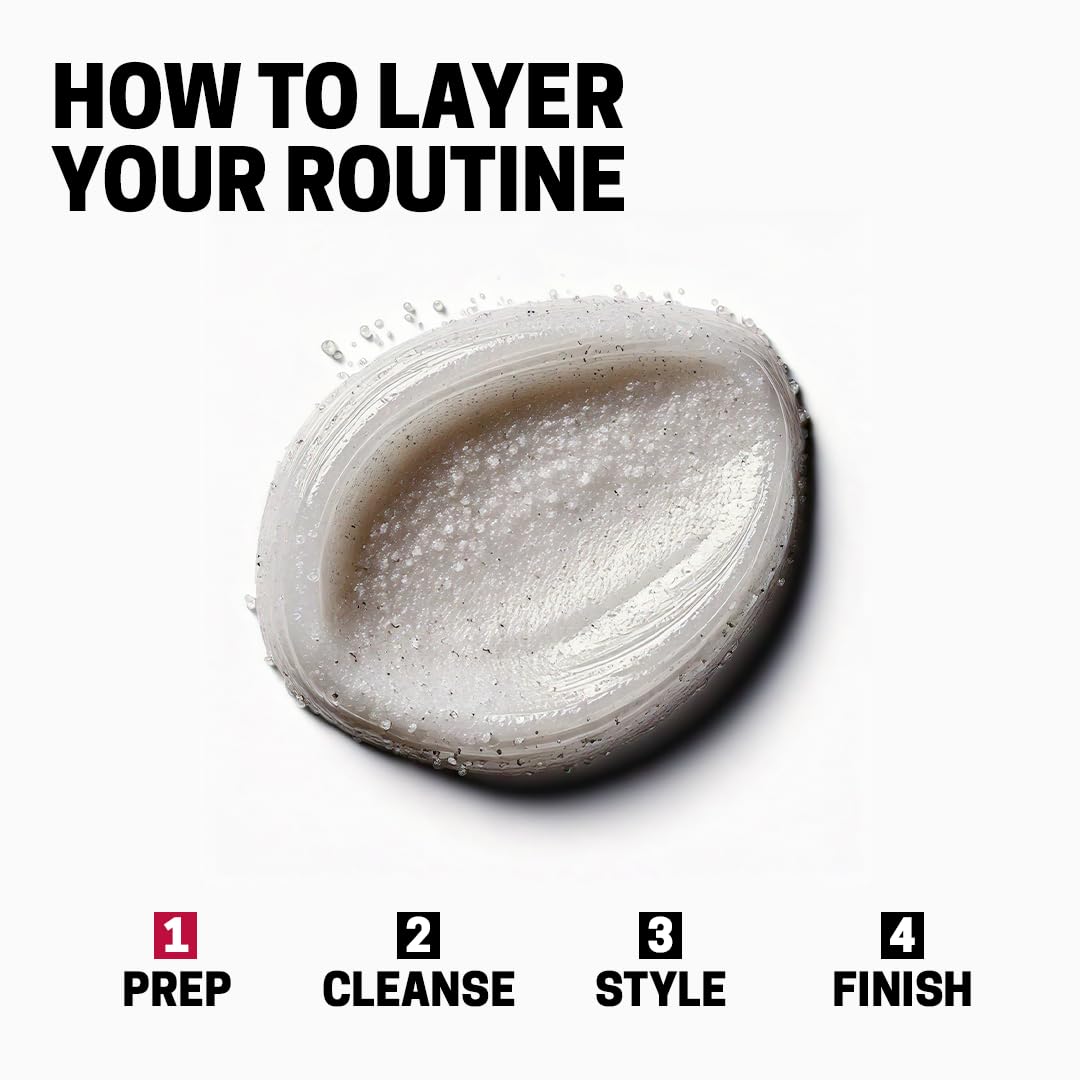 Slick Gorilla Scrub per Cuoio Capelluto con Sale Marino Detergente Esfoliante per Capelli Grassi e Accumuli Scrub Profondo e Trattamento Detox per Radici Fresche e Capelli dall’Aspetto Sano