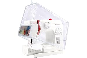 Clear Sewing Machine Cover with Pockets