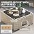 UDPATIO Patio Furniture Set Outdoor Modular Sectional Sofa Set 7 Piece Wicker Rattan Conversation Patio Couch for Porch Garden Backyard (Grey/Green)