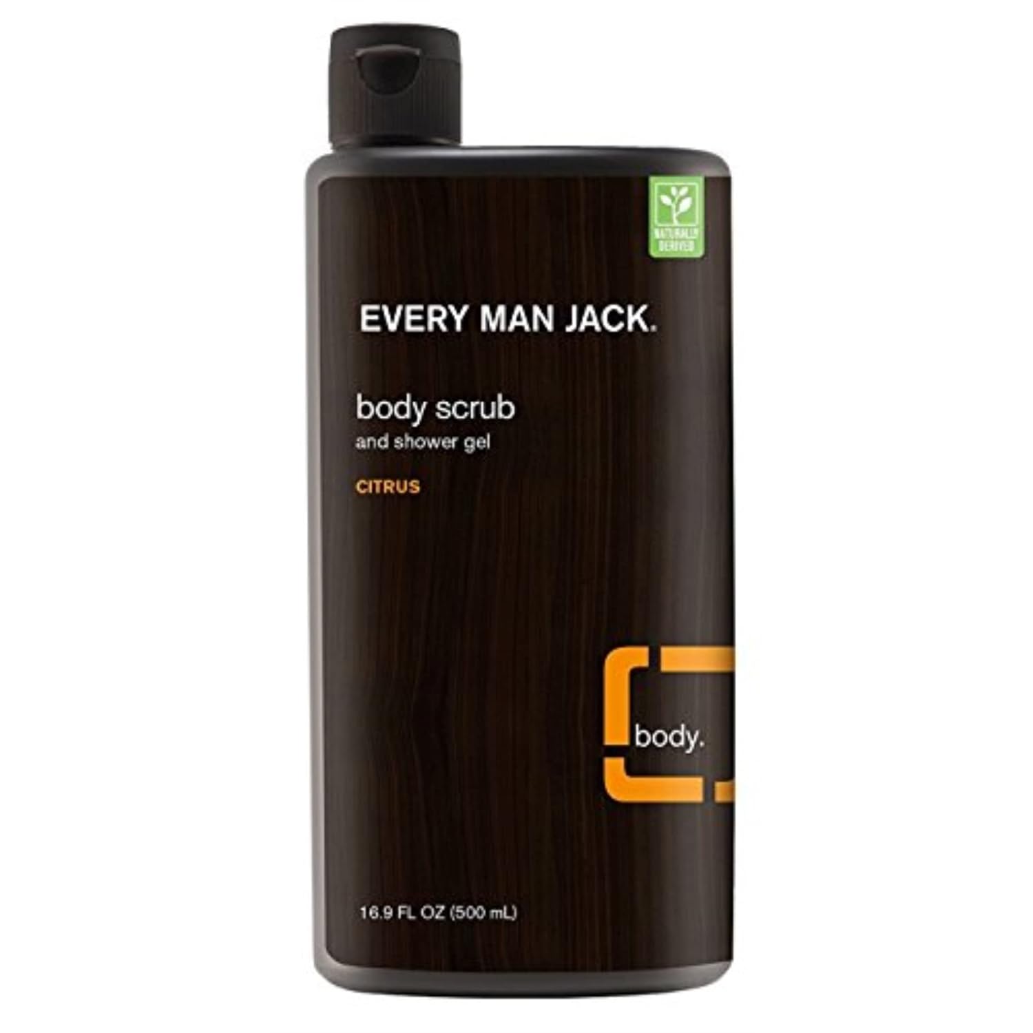 Every Man Jack Body Scrub And Shower Gel 16.9 Ounce Citrus