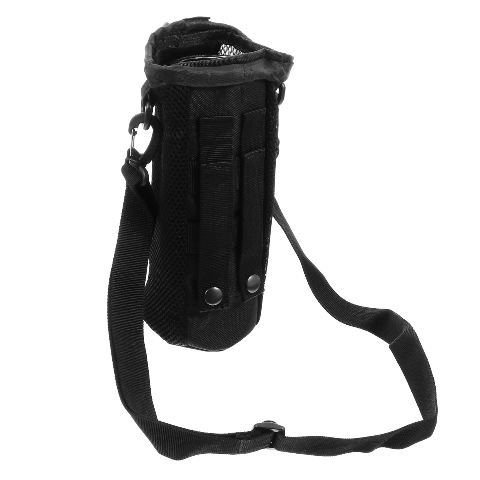 ibasenice 3 Stück Tasche für Wasserflaschen Flaschenbeutel Träger modern Wandern Trinkflaschenhalter mit Gurt Wasserflaschenhalter Wasserflaschenschlinge Oxford-Stoff Black