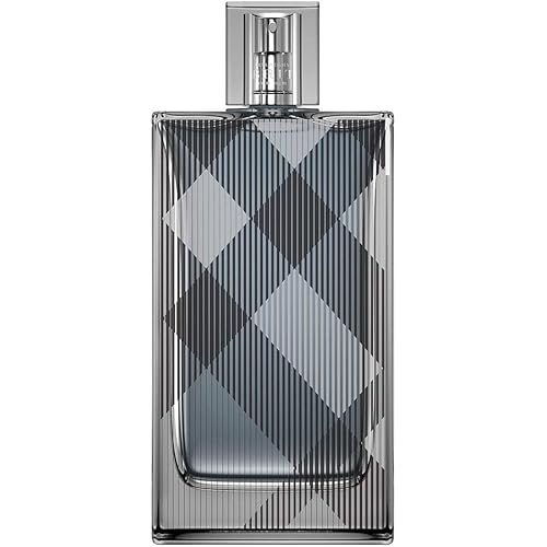 Burberry Brit Eau de Toilette – Woody Men's Cologne – With Notes of Cedarwood, Green Mandarin, Wild Rose & Tonka Bean – Long Lasting Fragrance