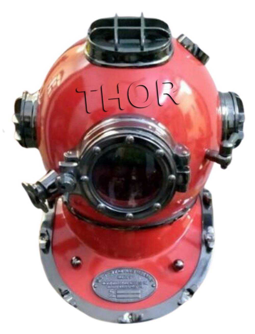 Amazon | ヴィンテージスタイル ダイビングヘルメット 18インチ 深海