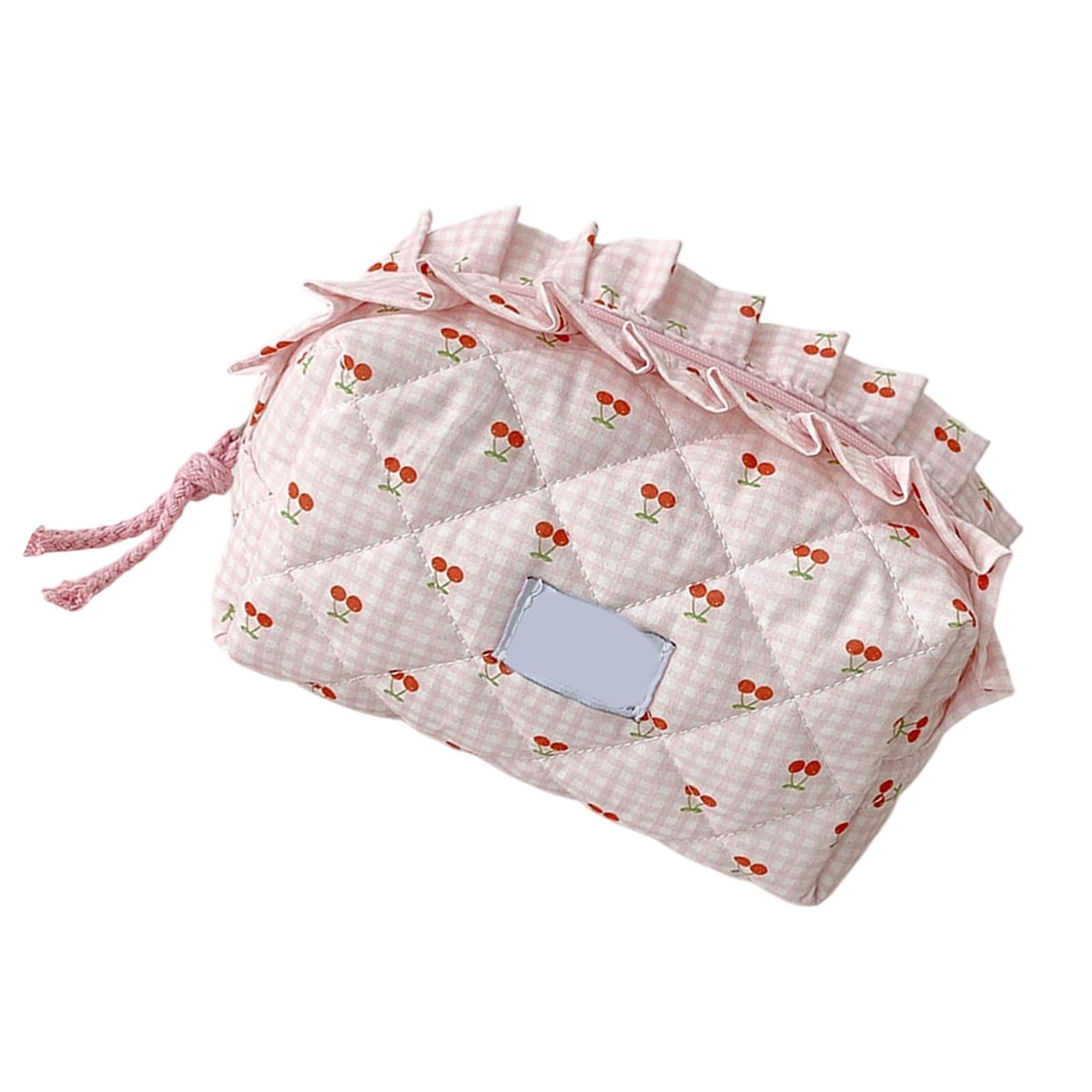 Kalttoy Tartan Makeup Bag with Multiple Layer Compartments for Cosmetics Jewelry and Accessories Easy Cleaning Makeup Accessories Organizers
