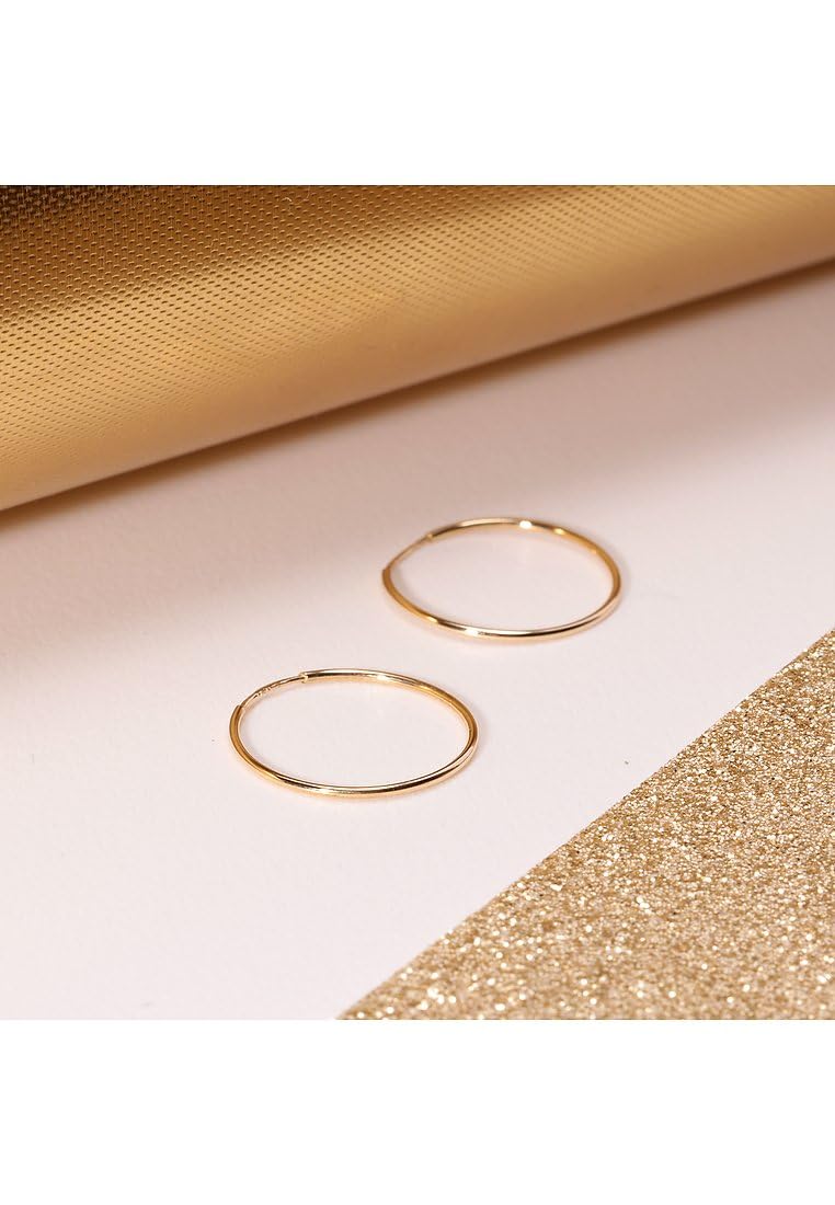 CHRIST CHRIST Damen-Creolen 585er Gelbgold