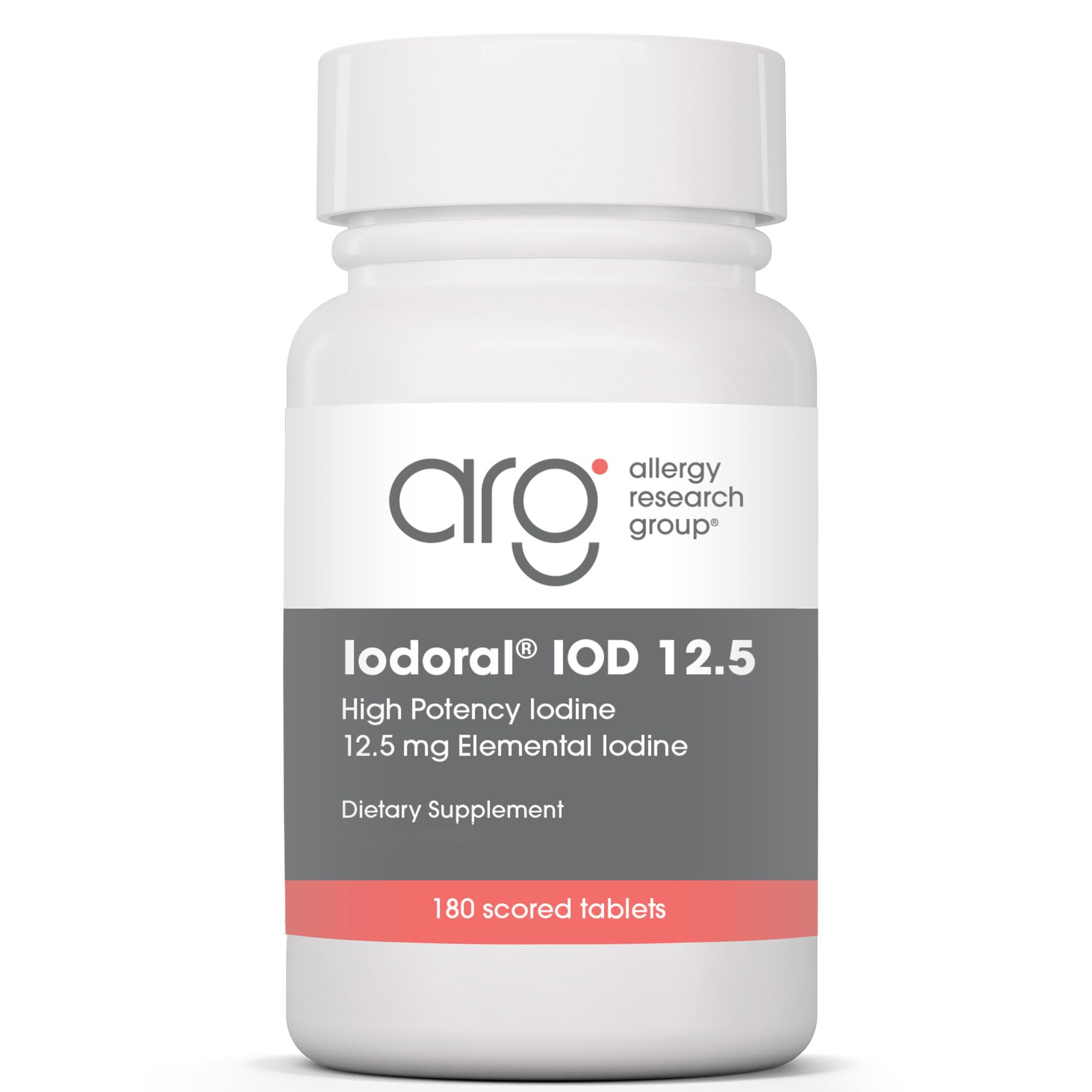 Optimox, Iodoral 12,5mg, avec Iode et Iodure de Potassium, Dépôt, 180 Comprimés végétaliens, Testé en Laboratoire, Végétarien, Sans Gluten, Sans Soja, Sans OGM