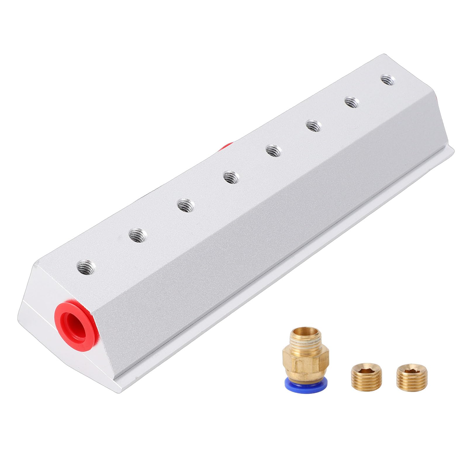 Generic Soffiatore a Lama d'aria, Compressore d'aria da 200 Mm, Ugello di Soffiaggio Industriale in Lega di Alluminio, Interfaccia Filettata da 1/4 di Pollice, per Acqua, Rimozione della Polvere