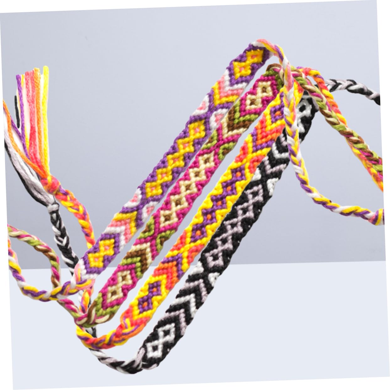 24piezas Pulseras Trenzadas Mano De De Joyería Para Mujeres y Pulseras De Amistad Para