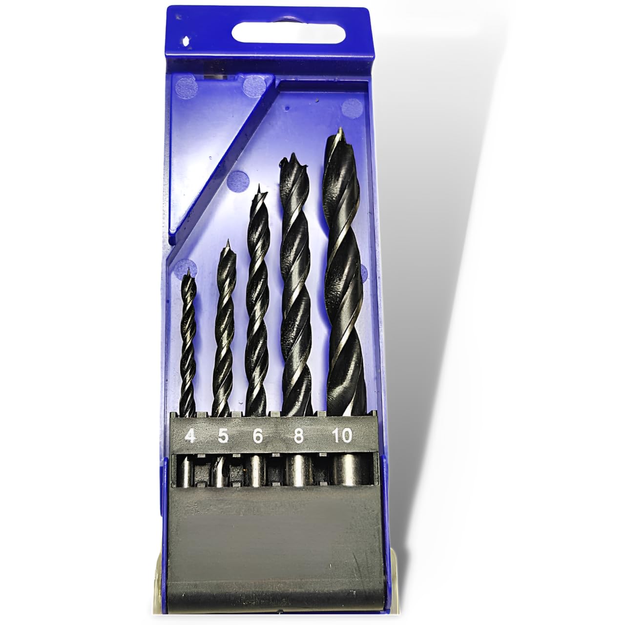 ZIODIC 5pc Wood Drill Bits I Brad Point I 4mm, 5mm, 6mm, 8mm, 10mm I Universal Bits fits all Drills for rotary/drill drivers I Best for Woodwork Compatible with Bosch, Black+Decker, Ibell Drill (B0D17WKYQS) Amazon Price History, Amazon Price Tracker