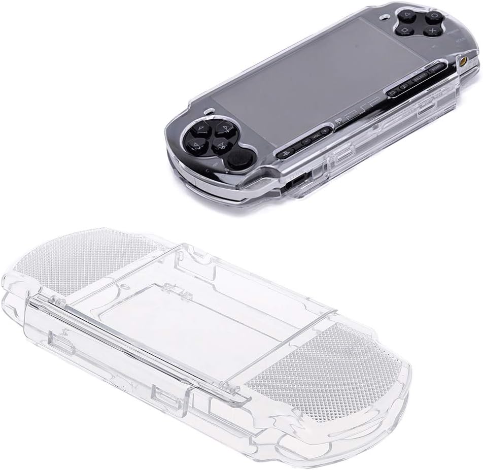IOOOFU Crystal Protective Hard Carry Cover Case Protector for PSP 2000 3000, Clear, 17x8x2cm（6.69x3.15x0.79in）