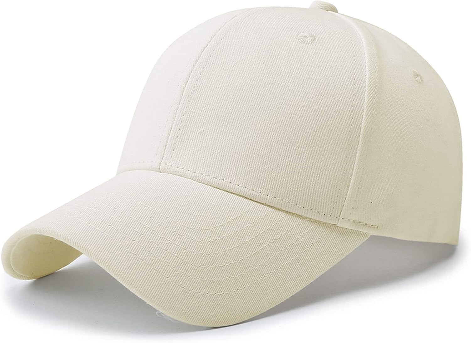 KGAIXN Unstructured Structured Front Panel Baseball Cap Golf Dad Trucker Hat for Men Women, Beige