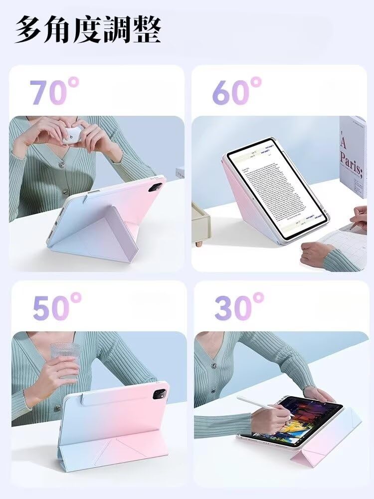 Apple iPad11本体ブルー +カバーピンク + Apple Pencil Amazon.co.jp: おしゃれ 2025 iPad 11(A16) 第11世代 ケース