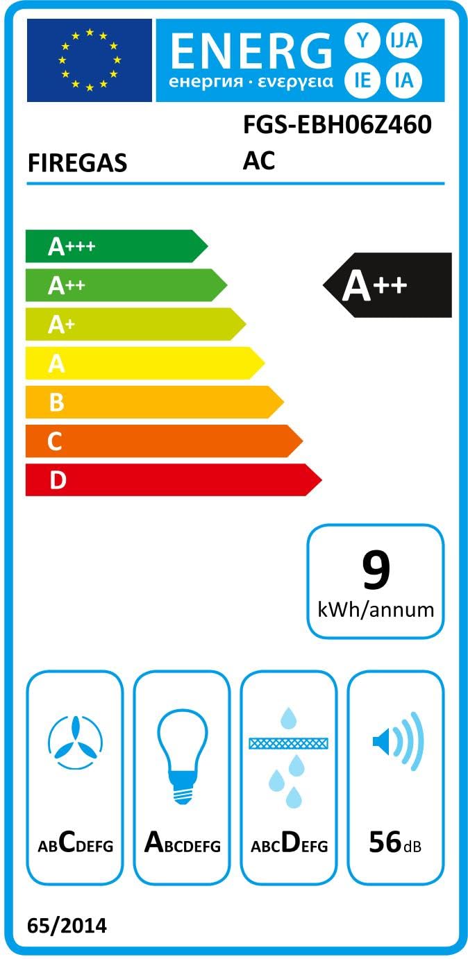 Afzuigkap voor onder de kast - 60 cm Berdsen BE-10-A zwart Afzuigkap voor onder de kast - 60 cm Berdsen BE-10-A zwart