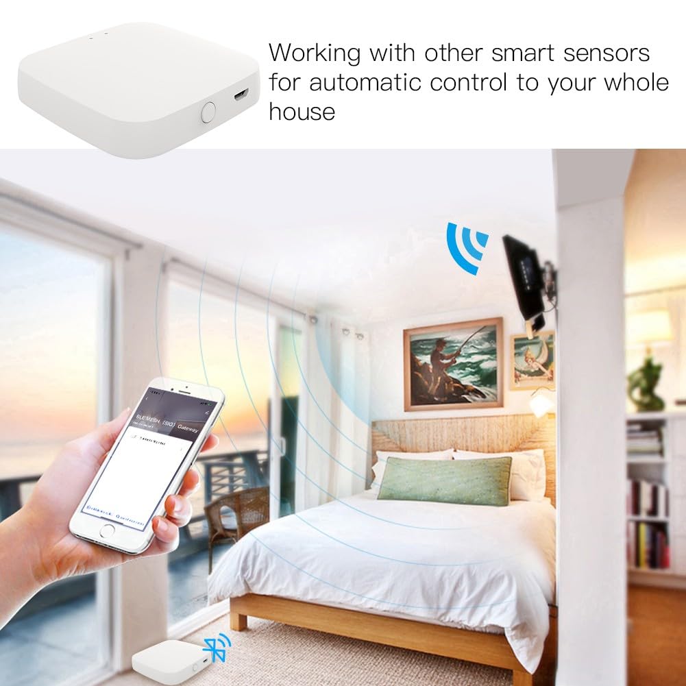 Puerta de enlace inalámbrica Smart WiFi para Tuya Bluetooth Smart MESH SIG Smart Gate Way Hub Bridge Wit para Smart Life APP 2.4G