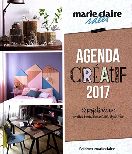 Télécharger Agenda créatif 2017 : 52 projets récup : meubles, luminaires, miroirs, objets déco livre En ligne