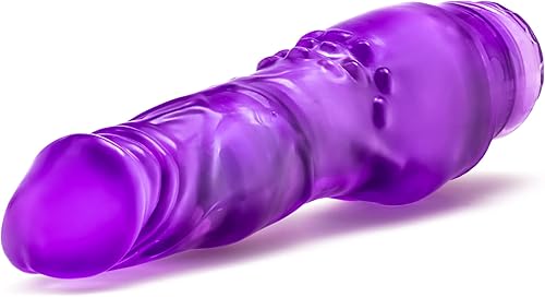 Miniatura 7 de Blush Novelties B Yours Vibe 4 - Consolador vibrador suave y realista de 8 pulgadas, niveles de vibración sintonizables, IPX7 impermeable, suave