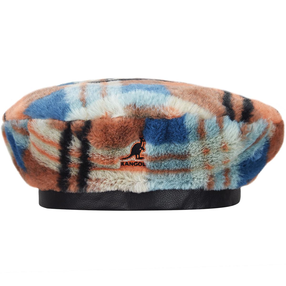Kangol Women's Orange Faux Fur Beret By