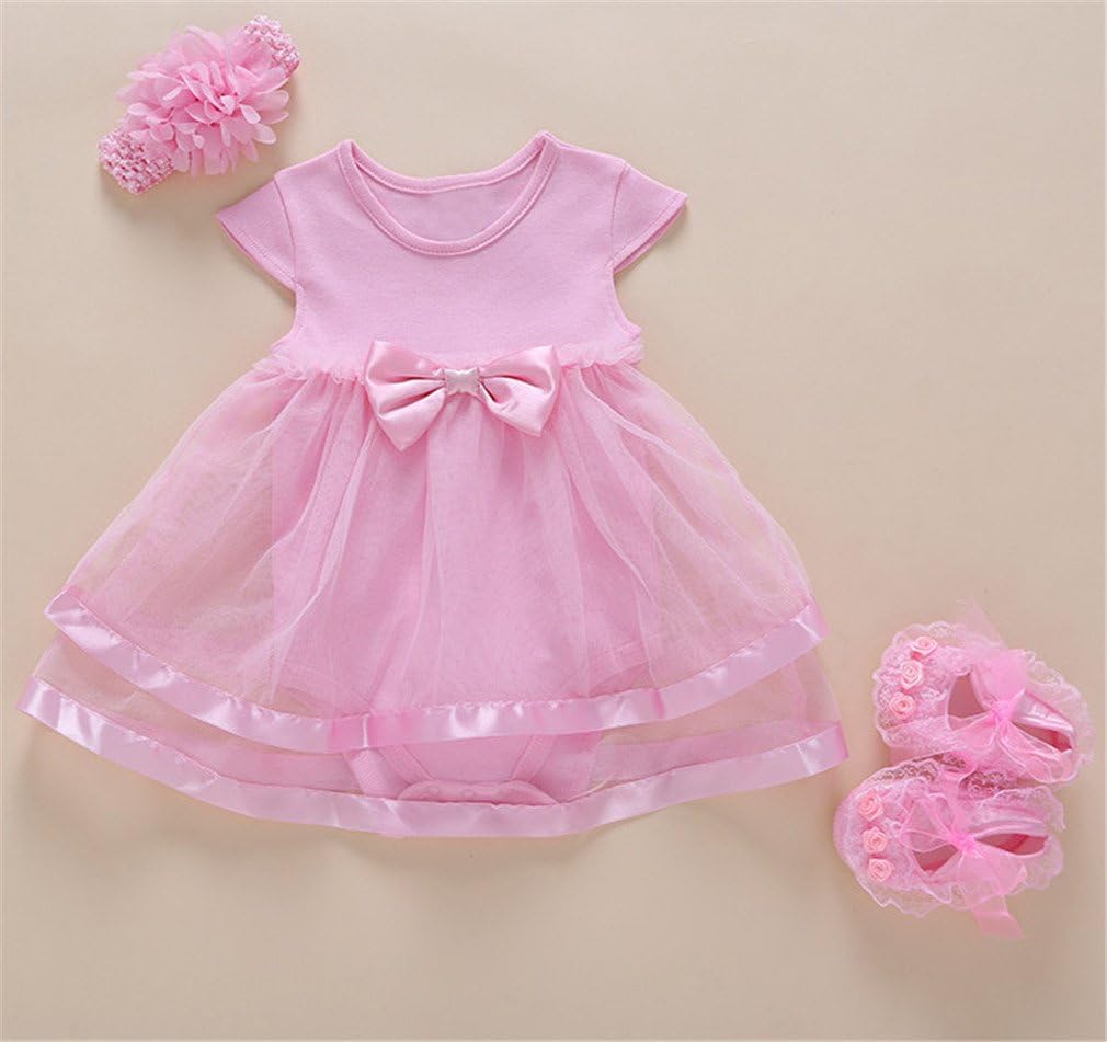 Niyage Baby Girls Clothes Dress Flowers Romper Sets Infant Tutu Bodysuit Party Outfits - Image 2