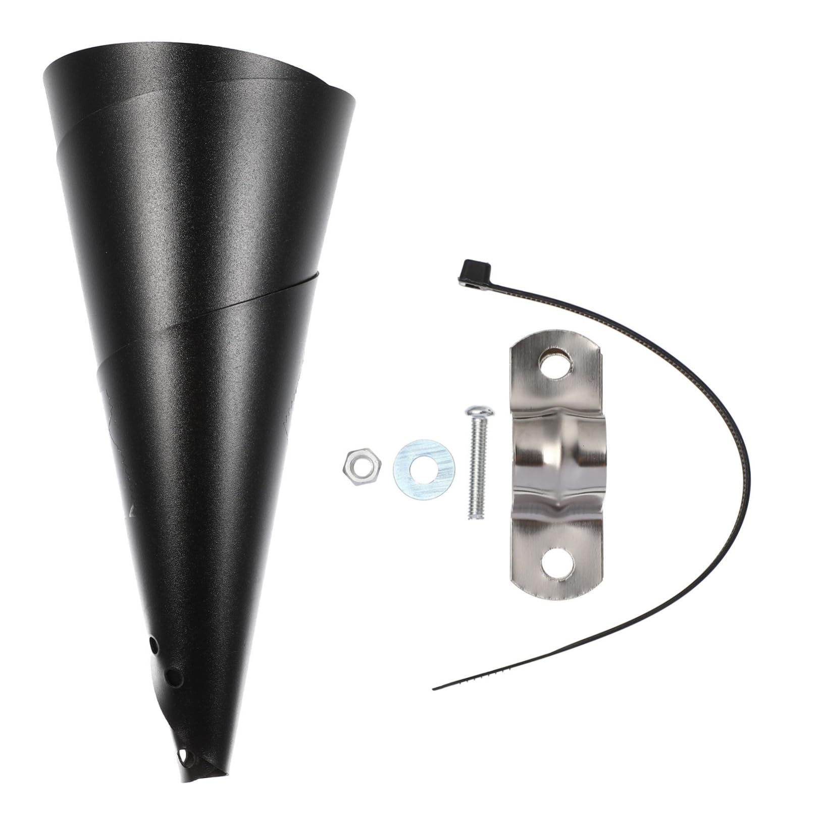 Protector para pájaros en comederos colgantes de exterior con deflector envolvente impermeable