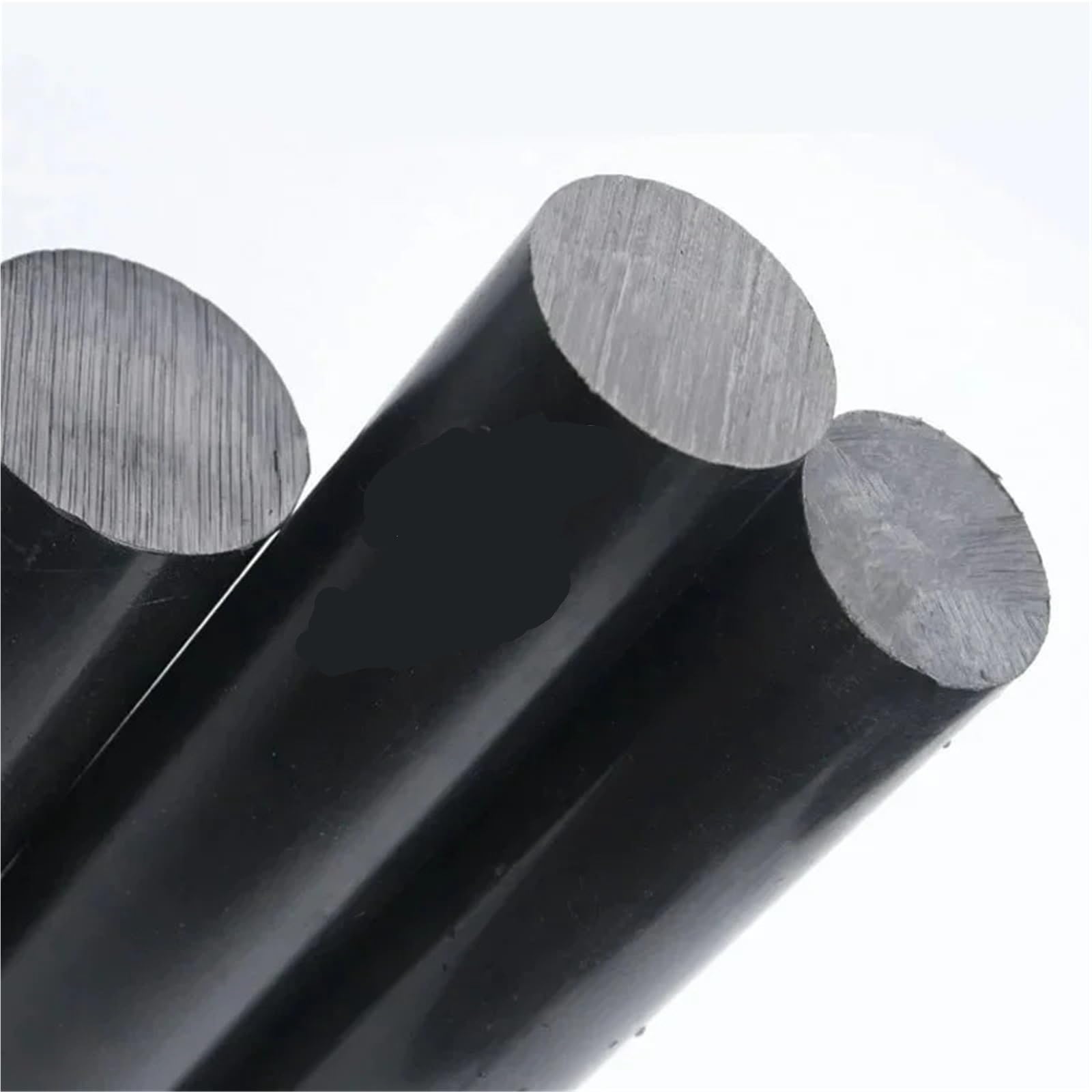 Hgcoeyr Length 500Mm Nylon Drift Punch Rod, Nylon Rods Black Pa6 Solid Round Rod Wear Resistant 3-120Mm(35Mm 1Pc)