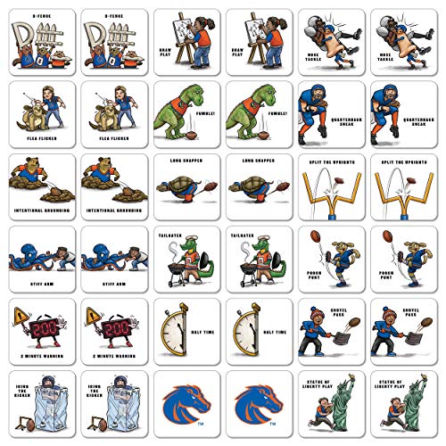 Image of YouTheFan NCAA Officially-Licensed Memory Match Game - Humorous, Team-Specific, Original Hand-Drawn Artwork, Fun for the Whole Family, for Fans Young and Old