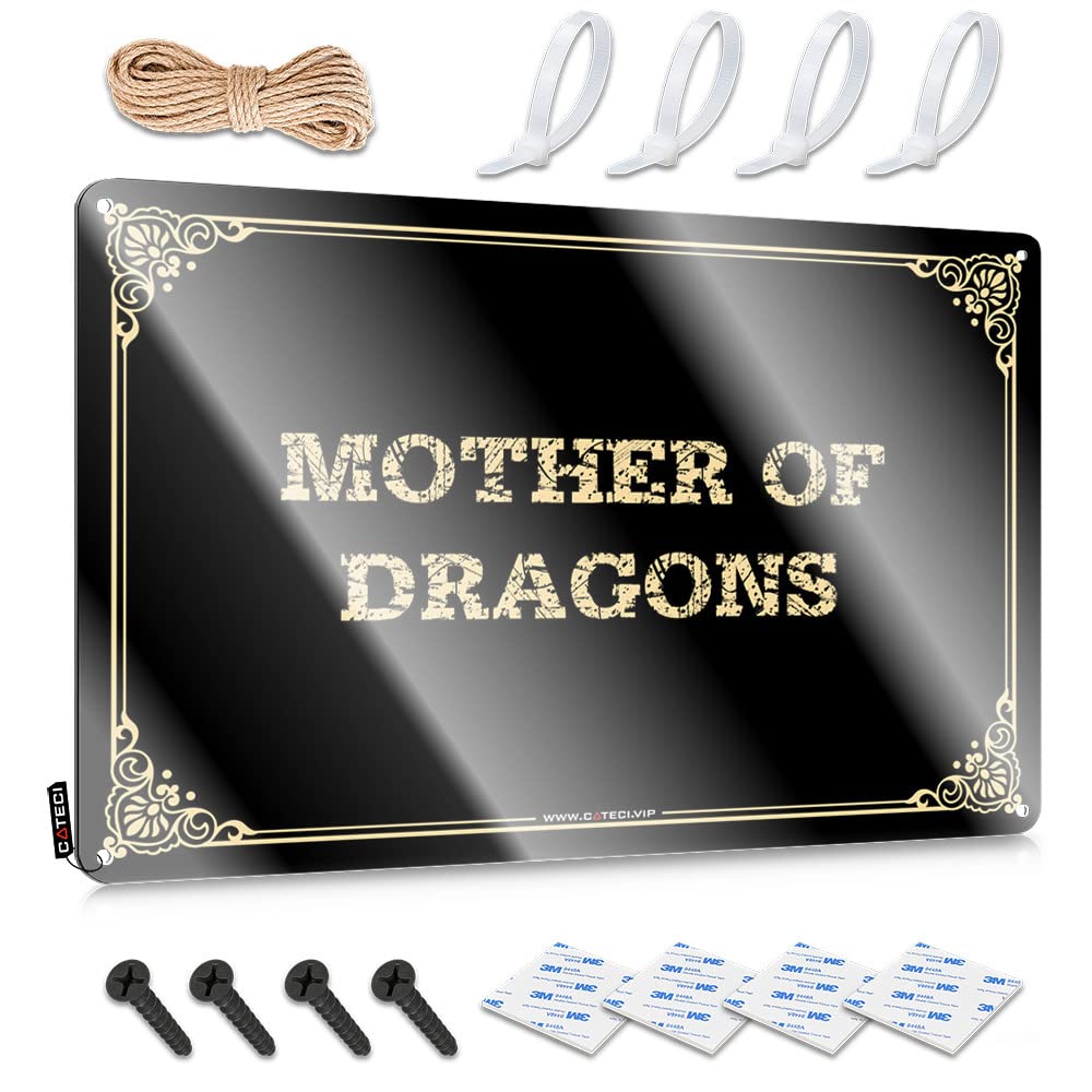 Decaor Decorations Welcome | Mother Of Dragons Faded Tavern Decoration(20X30CM)