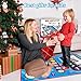 Toys for 1 Year Old Boy Gifts, 2 in 1 Musical Mats Toddlers 1-3, Piano Keyboard & Drum Mat for Toddlers, Early Educational Musical Toys Christmas Birthday Gifts for 1 2 3 Year Old Girls Boys Toddler