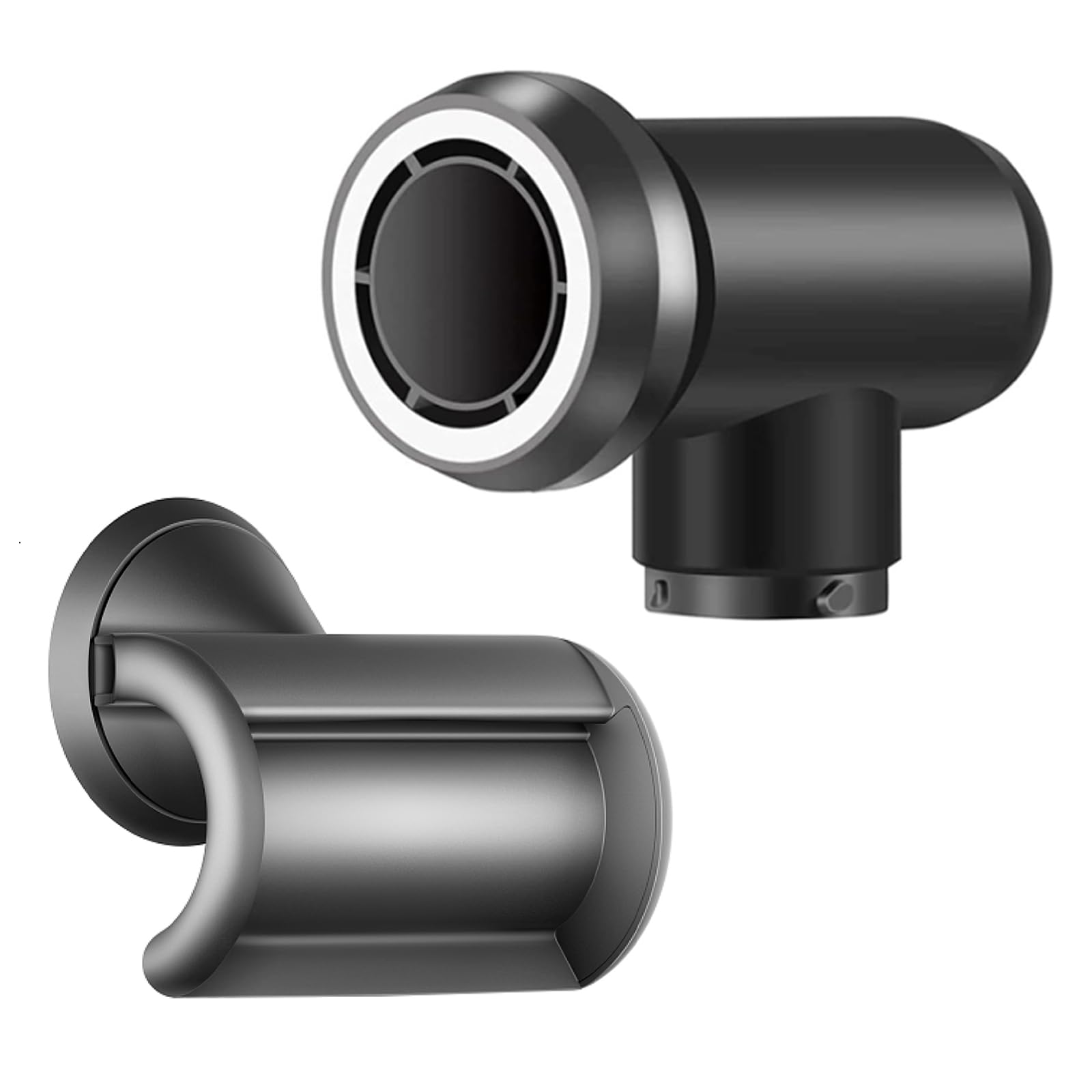 Adapter and Anti-Flying Nozzle for Dyson Airwrap Styler, Attachments for Curling Iron Converting To Hair Dryer