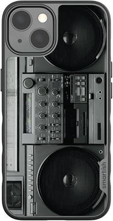 Smartish - Boombox - iPhone 14 Magnetic Case - Gripmunk Compatible with MagSafe [Lightweight + Protective] Slim Thin Grip Cover with Microfiber Lining for Apple iPhone 14