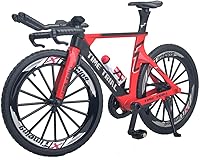 Vista 11 de Ailejia Miniadorno de bicicleta de carreras, vehículos de dedo de montaña, motocross, modelo de juguete, manualidades de decoración para el hogar