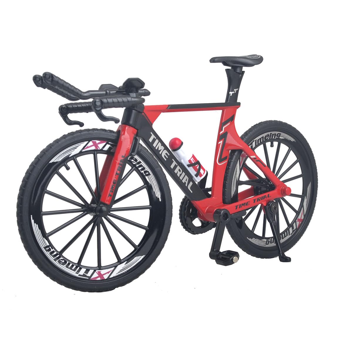 Ailejia Alloy Racing Bicycle Mountain Finger Bike Toy Mini Bicycle Vehicles Model Decoration Crafts for Home (Red)