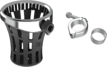 GEN 2 Big Ass Drink Holder with Aluminum Clamp Mount Chrome, 1-1/8" or 1-1/4"