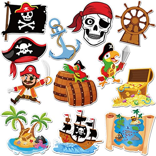 Imanes decorativos pirata para puerta de crucero pack 12 miniatura 1