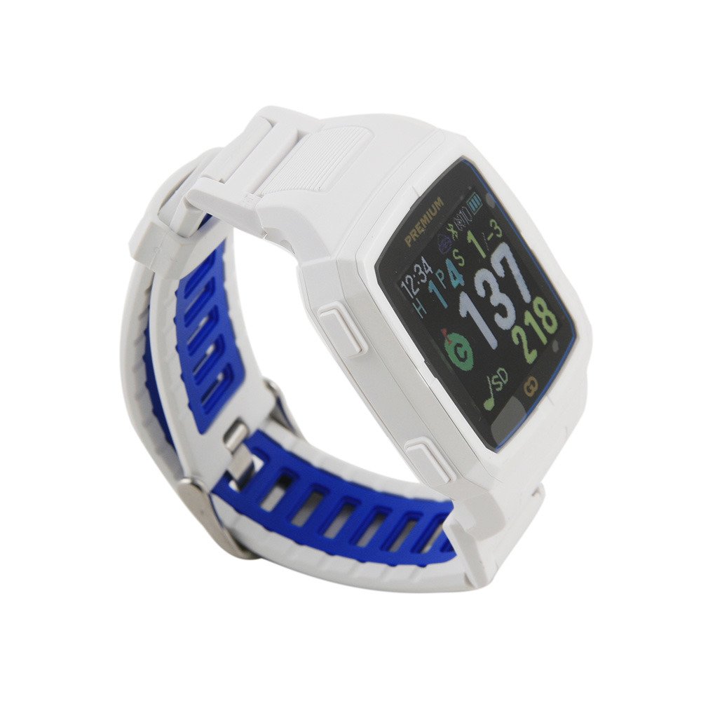 GREENON GPSナビウオッチ ホワイト グリーンオン GPS ゴルフナビ ウォッチタイプ プレミアム カラー液晶 白