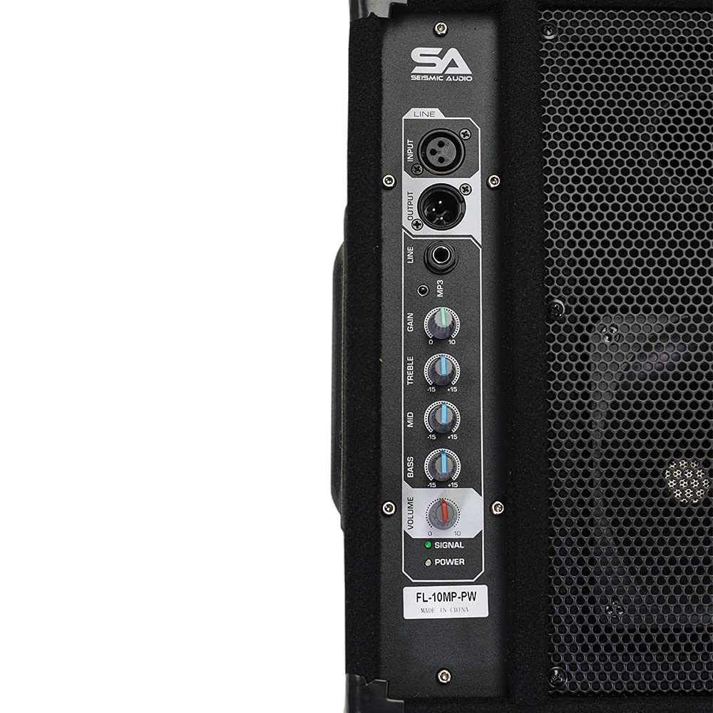 Seismic Audio FL10MPPWPair Pair of Premium Powered 2Way 10