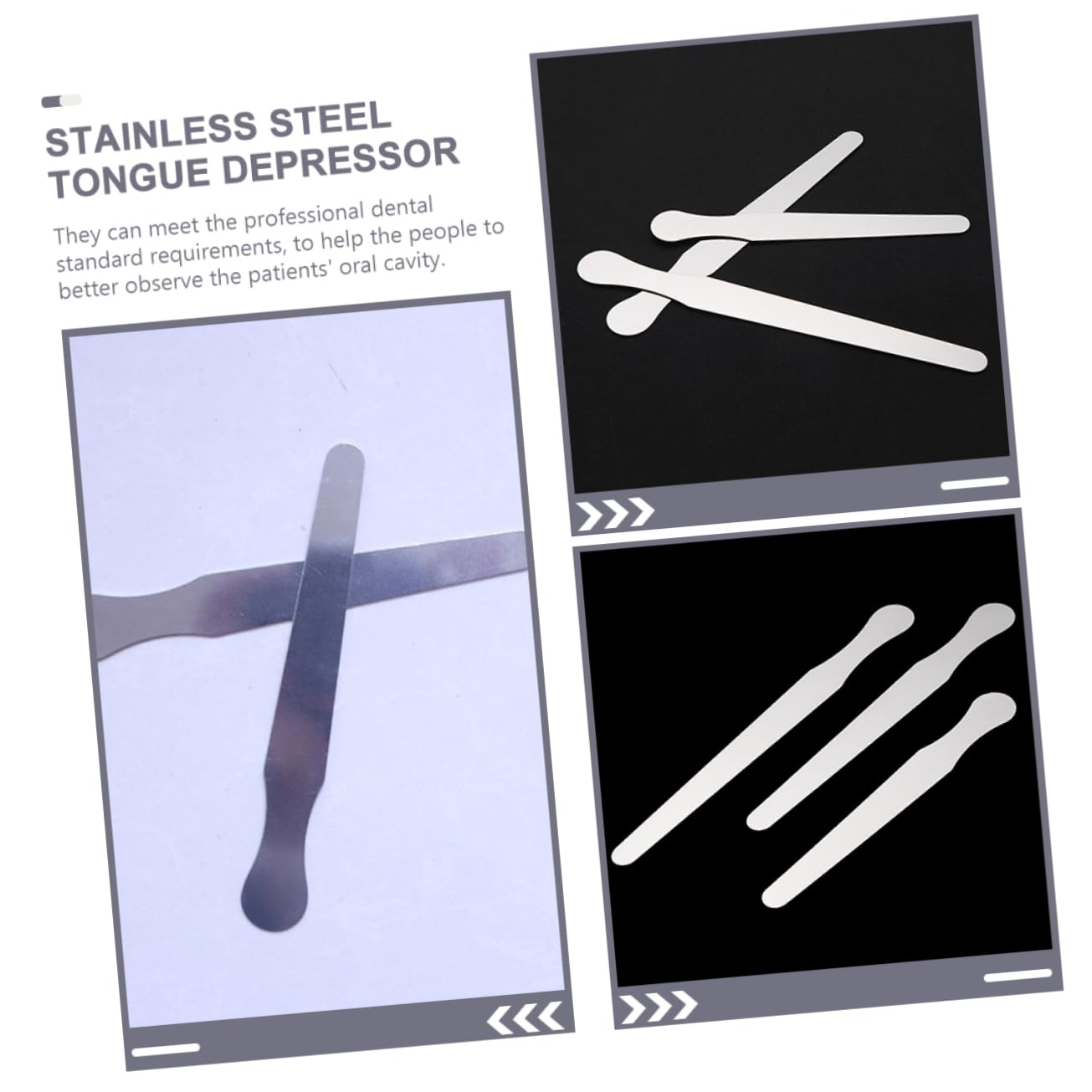 12pcs Tongue Depressors for Clinics Smooth Edges for Oral Examination Diagnostic Tools