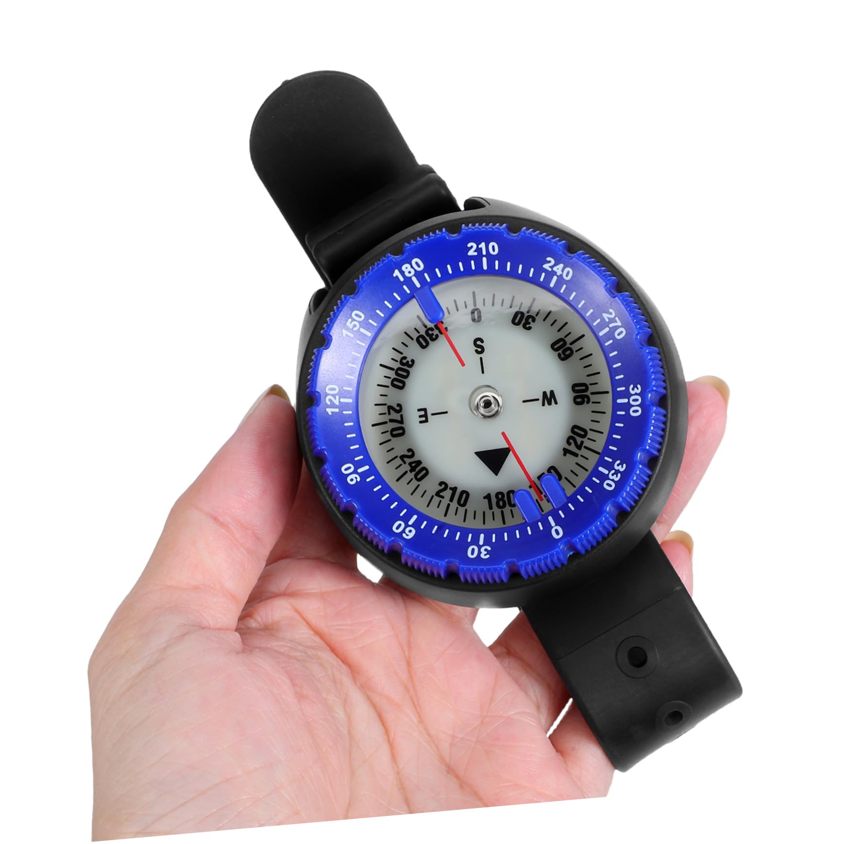 Zerodeko Brújula de Buceo para Hombre con Correa de Muñeca Herramienta de Navegación Compacta y Precisa para Senderismo Kayak y Supervivencia al Aire