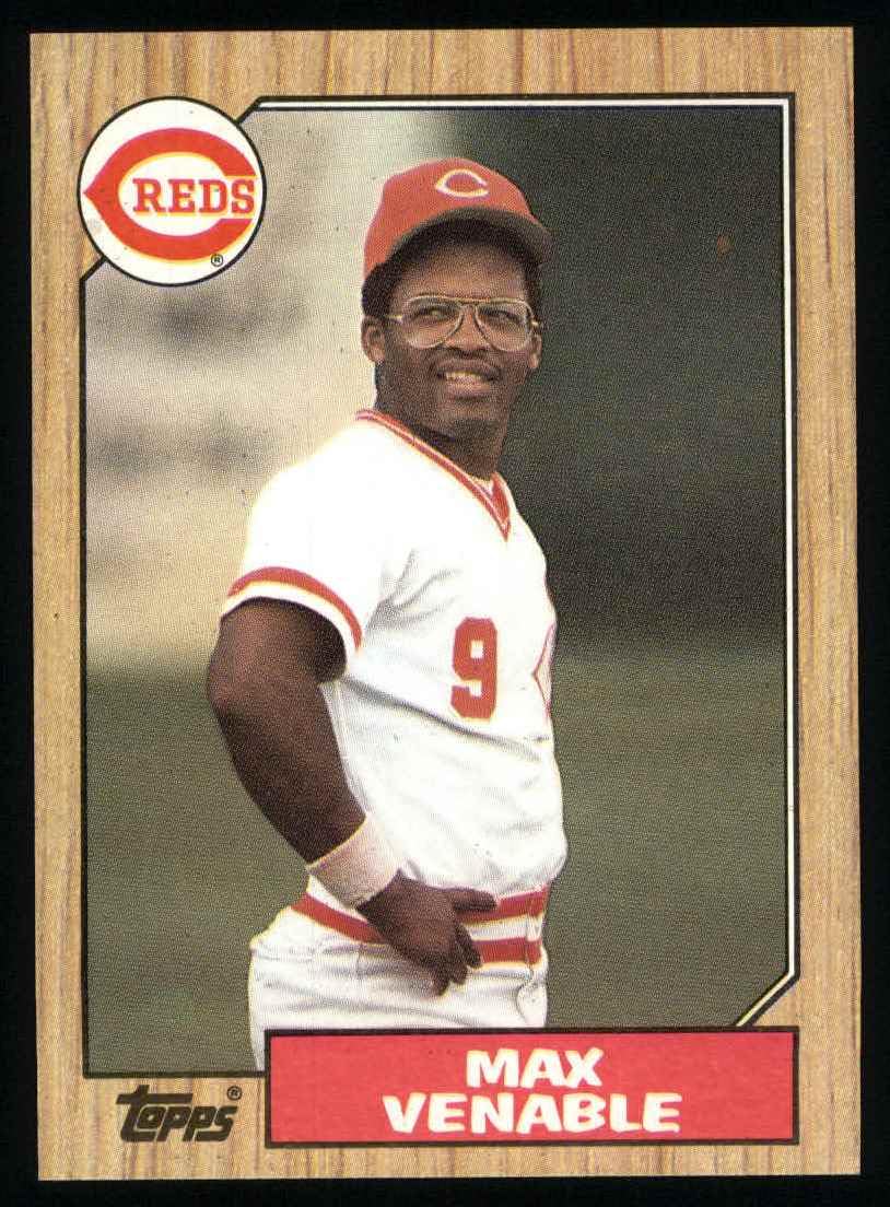 1987　BASEBALL CARD No.276 Amazon.com: 1987 Topps #226 Max Venable Cincinnati Reds (Baseball