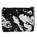 Black and Silver Sequin School Supplies Pencil Pouch