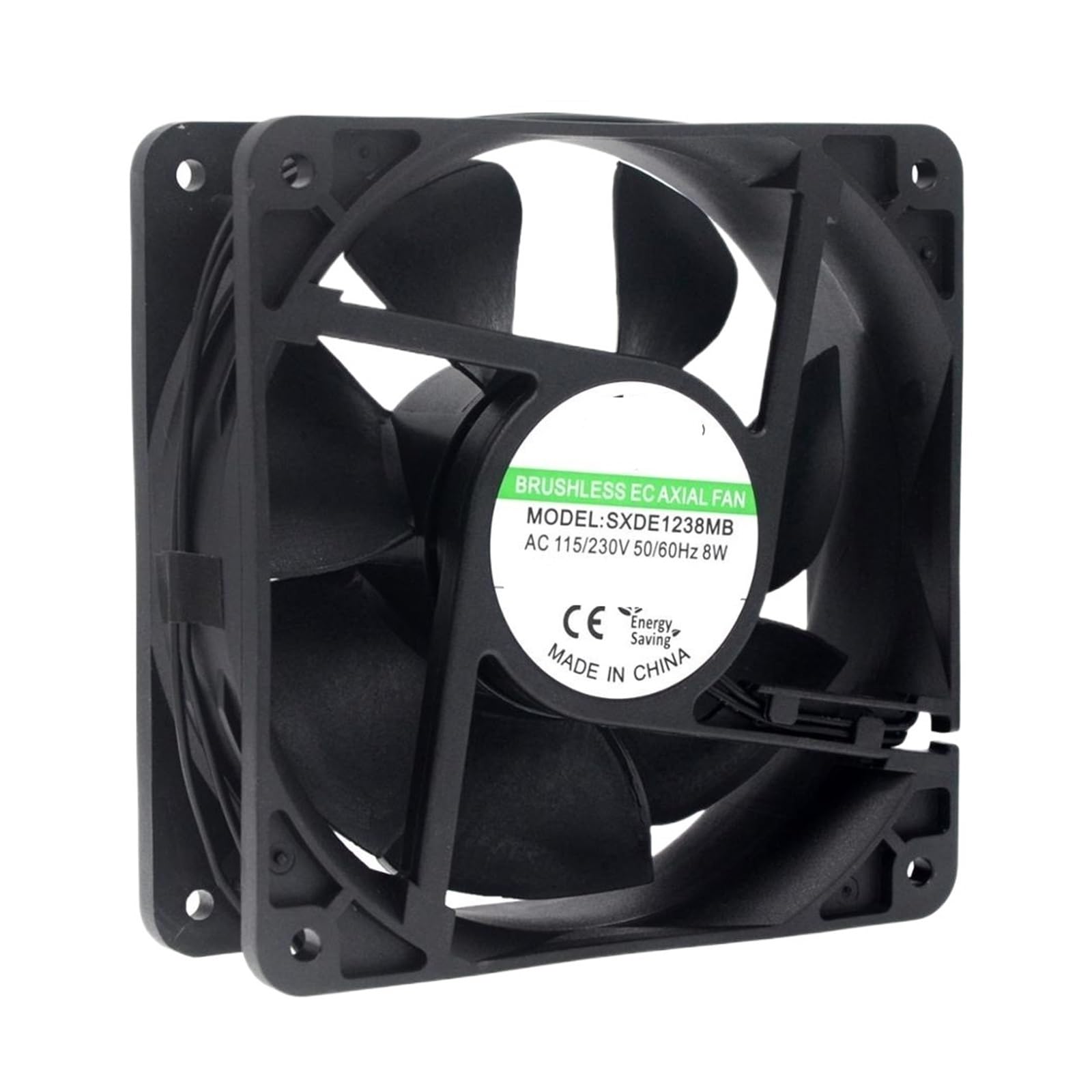YUSKICCNE Cooling Fan 120mm X 38mm AC 110V 115V 220V 230V Dual Ball 3000RPM 126CFM Fans